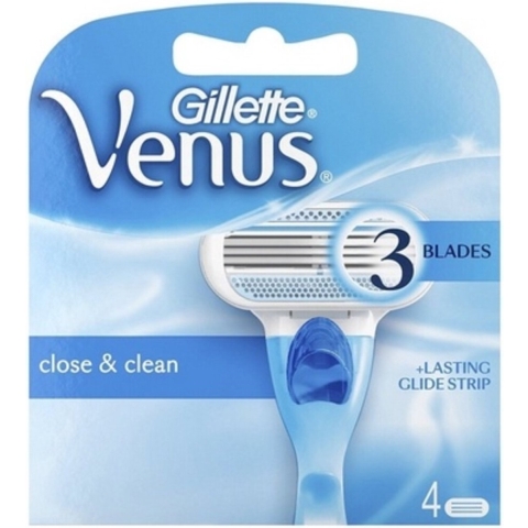 4x Gillette Venus Scheermesjes Classic Smooth 4 stuks