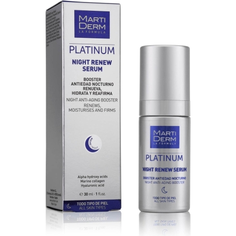 Martiderm Platinum Night Renew Serum 30ml