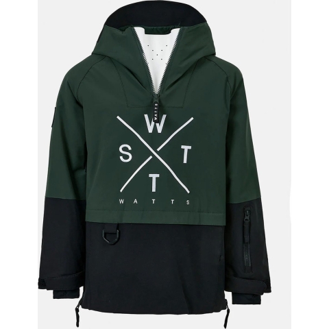 WATTS X-Metod ski jas groen heren, S
