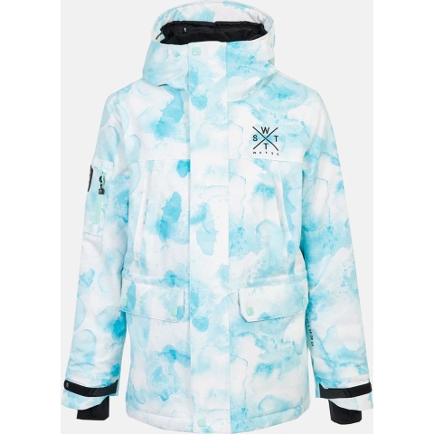 WATTS Clever ski jas lichtblauw/wit dames, M