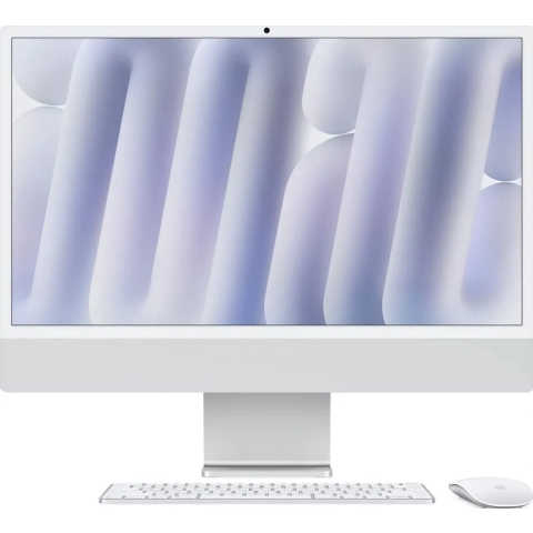 Apple Imac 24-inch Zilver (m4) - 10-core Cpu GPu 24gb 512gb All-in-one-pc