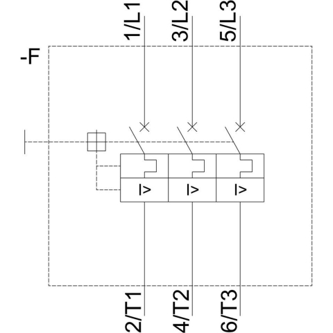 Siemens 3RV2011-0KA20 Vermogensschakelaar 1 stuk(s) Instelbereik (stroomsterkte): 0.9 - 1.25 A Schakelspanning (max.): 690 V/AC (b x h x d) 45 x 106 x 97 mm