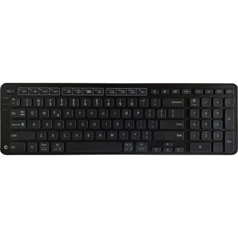 Contour Design Balance UK wireless U Toetsenbord Bluetooth, USB QWERTY, US-Engels Zwart