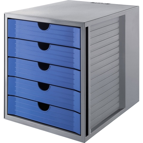 HAN SYSTEMBOX KARMA 14508-16 Ladebox Grijs DIN A4, DIN C4 Aantal lades: 5