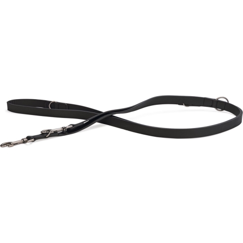 Beeztees Balacron Ax - Hondenriem - Verstelbaar - Kunstleer - Zwart - 300x2,5 cm