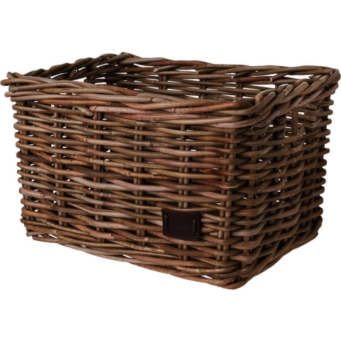 Rotan Fietsmand Medium Bruin