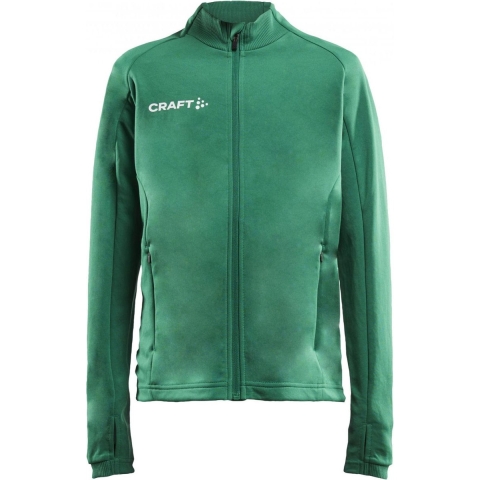 Craft 1910156 Evolve Full Zip Jr - Team Green - 134/140