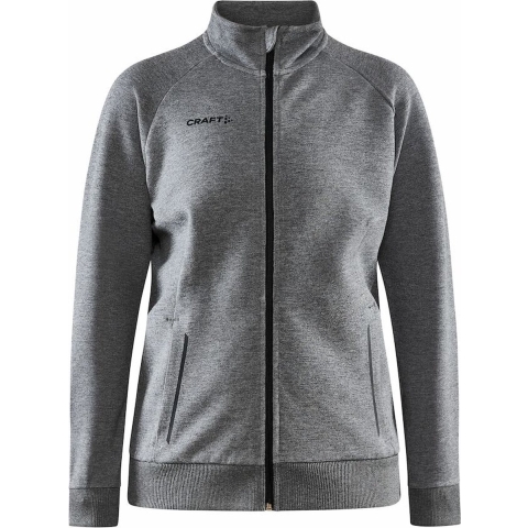 Craft 1910627 Core Soul Full Zip Jacket Wmn - Dark Grey Melange - XS