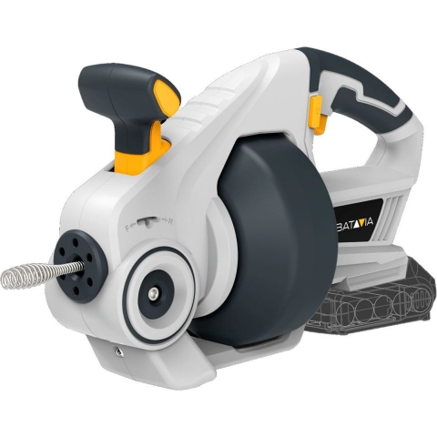 Batavia Accu 18V   Afvoerontstopper 6.8M Incl. 2.0 Ah Li-ion Accu / 4.0 Ah Oplader Maxxpack