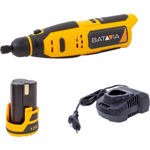 Batavia Accu 12V   Roterend Multitool Incl. 2.0 Ah Li-ion Accu / 2.4 Ah Oplader Fixxpack