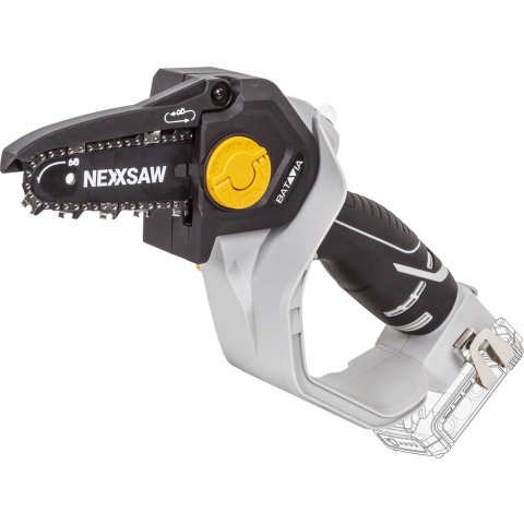 Batavia Accu 18V   Mini Kettingzaag Chainsaw 6''Nexxsaw® Incl. 2.4 Ah Lader Maxxpack