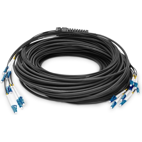 Digitus DK-2A338U075BK-BBB Glasvezel Optische vezel Aansluitkabel [1x LC-/UPC-stekker - 1x LC-/UPC-stekker] 9/125 µ Singlemode OS2 75 m