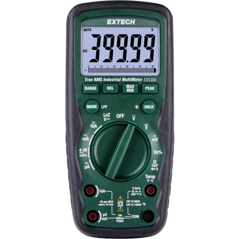Extech Extech EX530A Multimeter Digitaal CAT IV 600 V Weergave (counts): 50000
