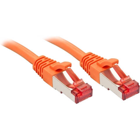 LINDY 47816 RJ45 Netwerkkabel, patchkabel CAT 6 S/FTP 30.00 m Oranje 1 stuk(s)