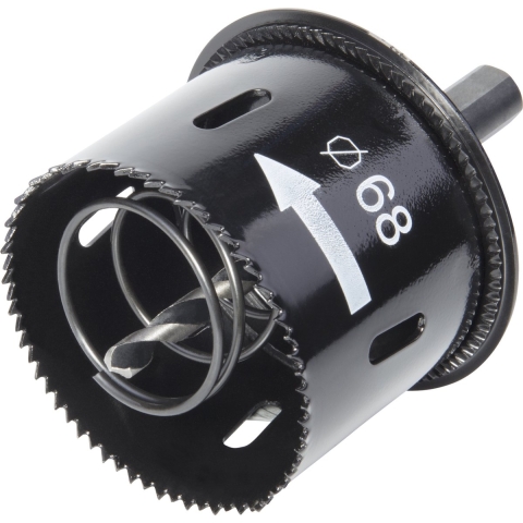 Wolfcraft Gatzaag | Met uitwerper | Ø68mm | 1 stuk - 2158000