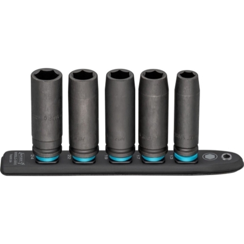 Hazet 900Slg-SR/5 Dop (zeskant) Houderstrip 5-delig Vierkant, 1/2 (12.5 mm)