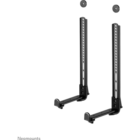 Neomounts AWL29-650BL1 Soundbar-beugel Afstand tot de muur (max.): 21.5 cm Zwart 1 stuk(s)
