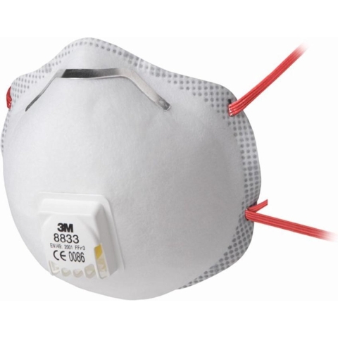 3M Stofmasker | FFP3 / V R D | met uitademventiel | 10 stuks - 7100057145 - 7100057145