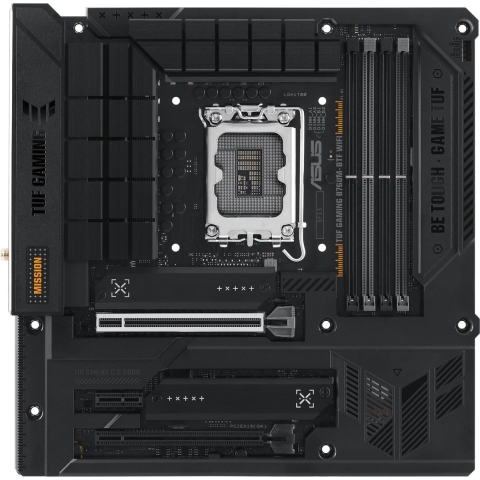 Asus TUF GAMING B760M-BTF WIFI Moederbord Socket Intel 1700 Vormfactor Micro-ATX Moederbord chipset Intel® B760