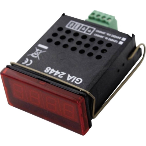 Greisinger GIA 2448 Digitaal inbouwmeetapparaat 0 - 20 V/0 - 10 V/0 - 2 V/0 - 1 V/0 - 200 mV/0 - 20 mA/4 - 20 mA