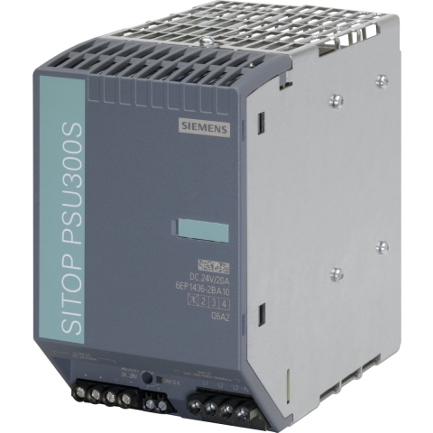 Siemens SITOP PSU300S 24 V/20 A DIN-rail netvoeding 24 V/DC 20 A 480 W Aantal uitgangen: 1 x Inhoud: 1 stuk(s)