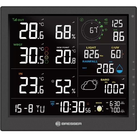 BRESSER 8-in-1 MeteoTemp JW WiFi-weerstation