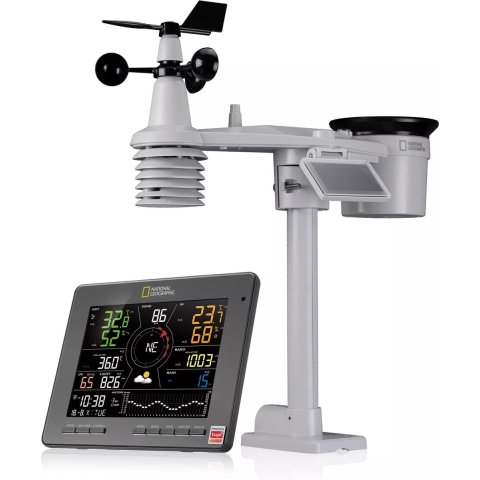 NATIONAL GEOGRAPHIC Slimme Tuya-weerstation met 7-in-1-sensor