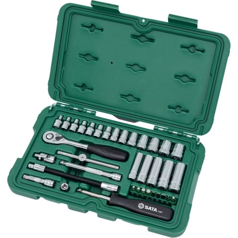 SATA Doppenset met ratel 1/4 inch 6-kant 36-delig - SAT09001SJ