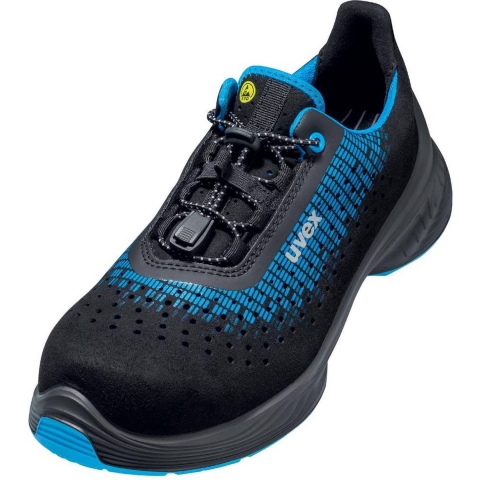 uvex 1 G2 6829947 Lage veiligheidsschoenen S1 Schoenmaat (EU): 47 Blauw, Zwart 1 paar