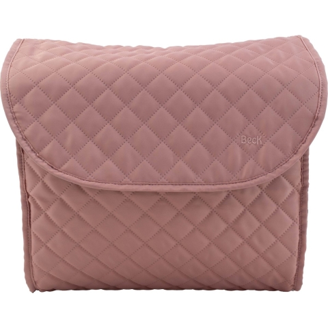 Dubbele Fietstas Quilt Roze