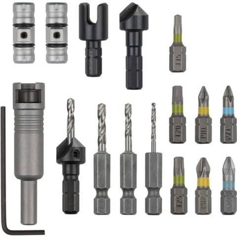 Wolfcraft Flipbit-set | All-in-one | 17-delig | 1 set - 3086000