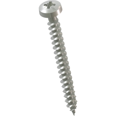 Heco Topix-plus 4,0 x 50 ck pozi vd rvs A2; 200 stuks - HC61687