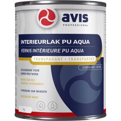 Avis Interieurlak PU Aqua Zijdeglans - 1L