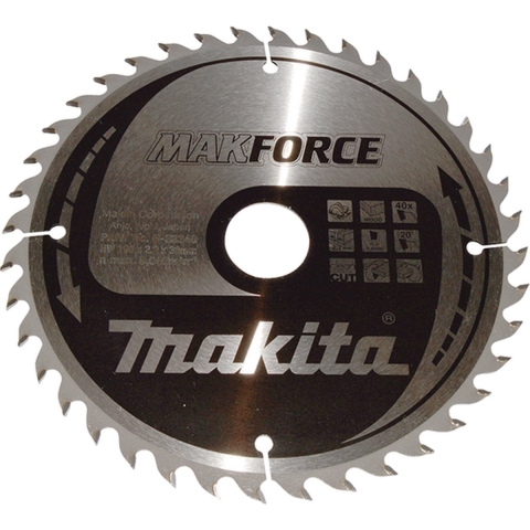 Makita MAKFORCE B-32340 Hardmetaal-cirkelzaagblad 190 x 30 x 1.4 mm Aantal tanden: 40 1 stuk(s)