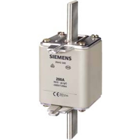 Siemens 3NA3360 Zekeringsinzetstuk Afmeting zekering : 3 400 A 500 V 3 stuk(s)