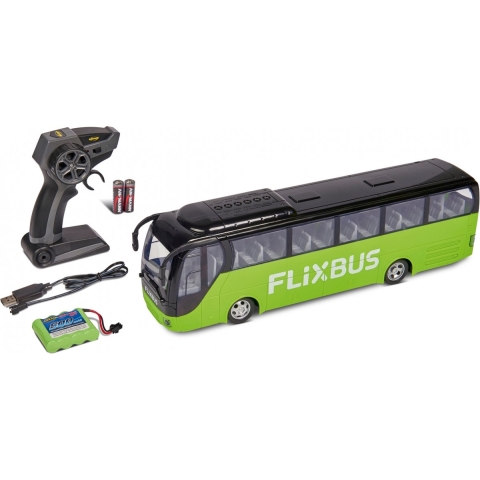 Carson Modellsport 907342 FlixBus RC auto Elektro Bus Incl. accu, oplader en batterijen voor de zender