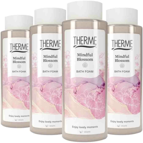 4x Therme Bath Foam Mindful Blossom 500 ml