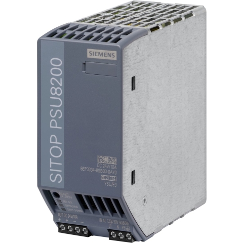 Siemens SITOP PSU8200 DIN-rail netvoeding 24 V/DC 10 A 240 W Aantal uitgangen: 1 x Inhoud: 1 stuk(s)