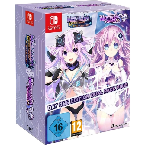 Hyperdimension Neptunia Game Maker R:Evolution & Sisters VS Sisters Day One Edition Double Pack Plus