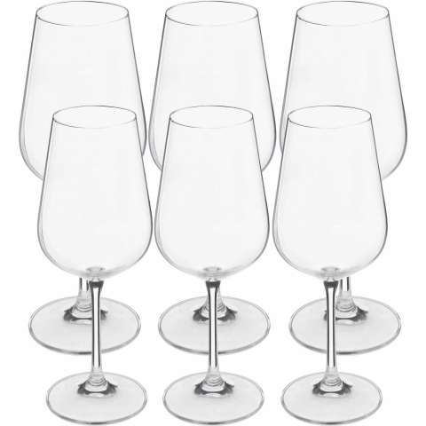 Wijnglazen set Lena - 12x - voor rode en witte wijn - 36 CL - 45 CL -