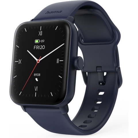 Hama Smartwatch 6010 GPS TFT-Display Telefoonfunctie Waterdicht 1.65 Inch Zwart