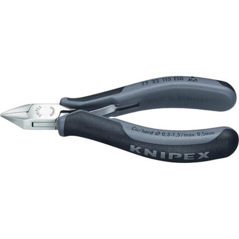 Knipex Zijsnijtang spitse kop + facet 115 mm ES - 7732115ESD