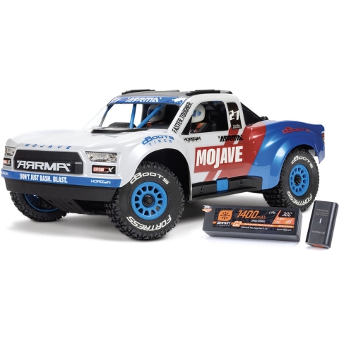 Arrma Mojave Grom 223S BLX Brushless 4X4 Small Scale Desert Truck RTR - Wit