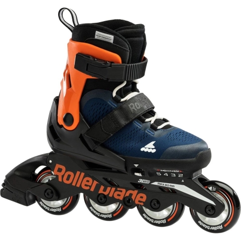 Microblade Midnight Blue Orange - Verstelbare Kinderskates