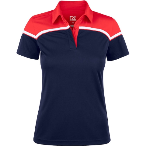 Cutter & Buck 354429 Seabeck Polo Ladies - Dark Navy/Red - S