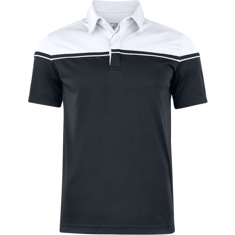 Cutter & Buck 354428 Seabeck Polo Men - Zwart/Wit - S