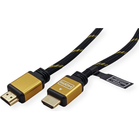 ROLINE GOLD HDMI HighSpeed Kabel met Ethernet, M-M, 7,5 m