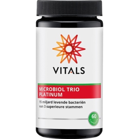gratis verzending: 2x Vitals Microbiol Trio Platinum 60 capsules