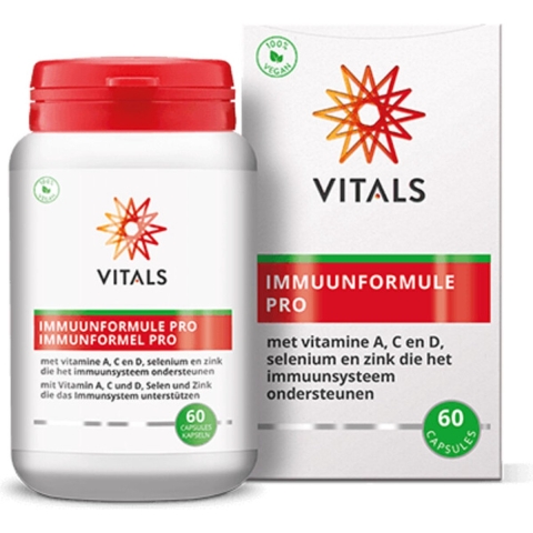 gratis verzending: 2x Vitals Immuun Formule Pro 60 capsules
