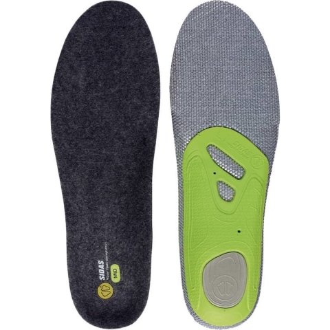 Sidas 3Feet Merino Mid inlegzolen voor skischoenen, 28.5-29.5